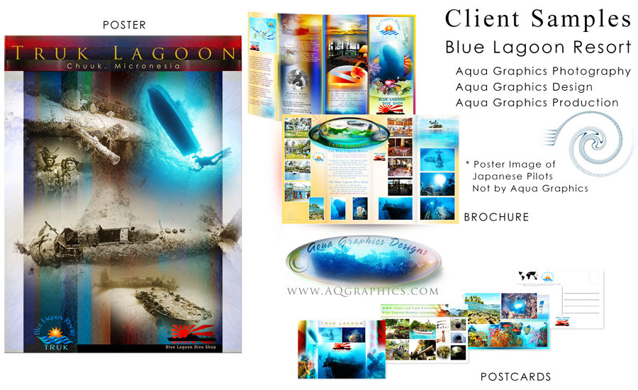  •Underwater Web Design  •Aquatic Adventure Specialist Designers for Dive Travel Brochures••AD Design••Print and Internet Marketing 