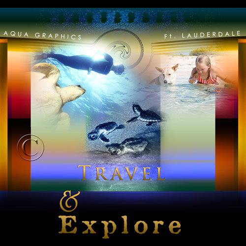 AQUA GRAPHICS ..Aquatic Adventure Tour Website Design